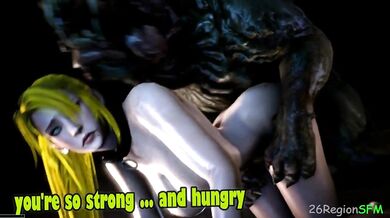 Watch as Samus is used as a sex toy for a group of mutated beings in this sci-fi hentai PORN video