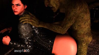 Yennefer Bends Over for a goblin