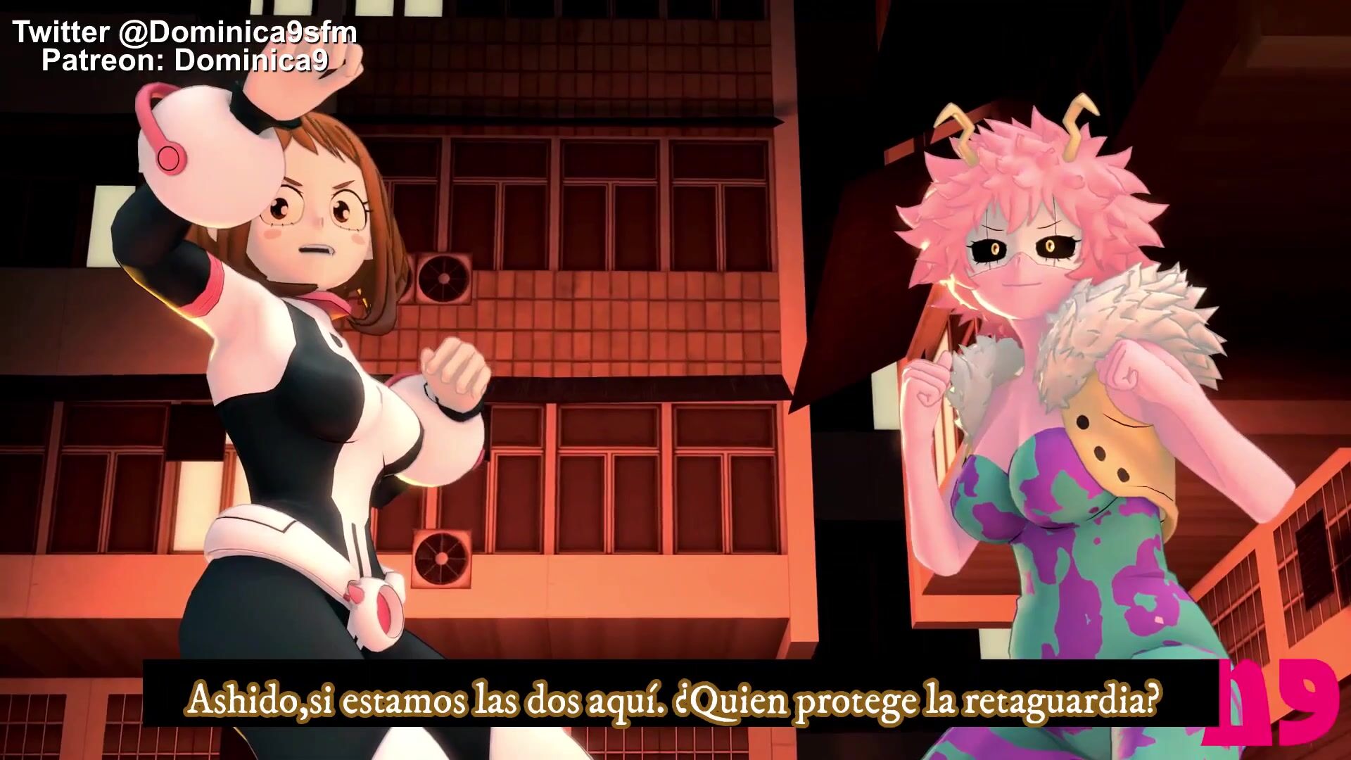 My Hero Academia, mina ashido (my hero academia), nomu (my hero academia), Dominica...
