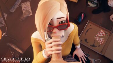 Darcys Passionate Blowjob Squatting