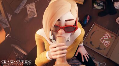 Darcys Passionate Blowjob Squatting