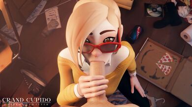 Darcys Passionate Blowjob Squatting