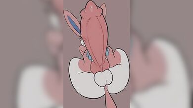 Sexy Sylveon takes charge with her sexy turn