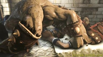 Mortal Kombat: The Fatality Fellatio Goros Throat-Fucking Prowess Overpowers Kitanas Deadly Arts