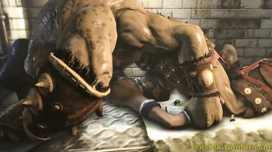 Mortal Kombat: The Fatality Fellatio Goros Throat-Fucking Prowess Overpowers Kitanas Deadly Arts