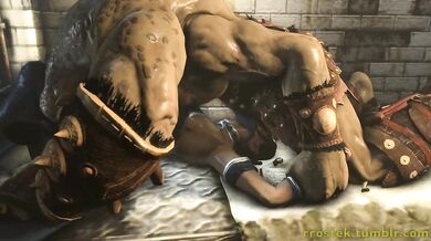 Mortal Kombat: The Fatality Fellatio Goros Throat-Fucking Prowess Overpowers Kitanas Deadly Arts