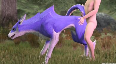 Rough Anal Sex with a Palamute [Fang and Fantasy]