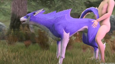 Rough Anal Sex with a Palamute [Fang and Fantasy]