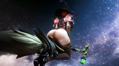 Assumptions Halloween Night Broom Ride [noname55]