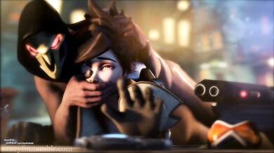 Written by SaucyFM, Tracer gets F**ked by Reaper in a scorching hot encounter!