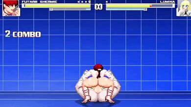 The Futa Goddess RB and her Shemale maid battle against Pixel and his two lo*li companions Inma and Lumina in a hentai video full of forbidden love