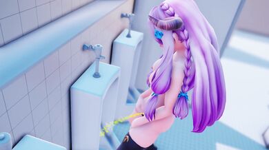 Pee-Porn Public POV Masturbation - KhaoMMD