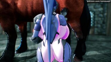 MILF hunts down a Zanosuqui and ravishes him, leaving him with nothing but scars