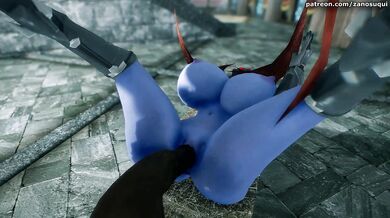 MILF hunts down a Zanosuqui and ravishes him, leaving him with nothing but scars