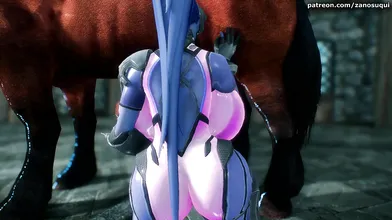 MILF hunts down a Zanosuqui and ravishes him, leaving him with nothing but scars