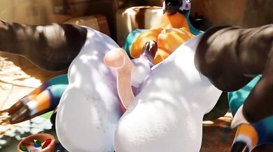 Sexy Kass in the Shower with Snips 456 and Fur