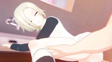 Mia Taylor and AniAnon share a passionate moment in the bedroom in this hot hentai porn video