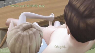 Jessica gets fucked hard by her stepbrother in their shared room, and it ends with a creampie