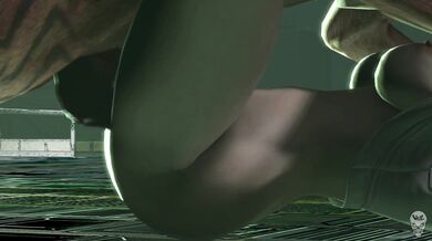 Tifa and Red XIII are having a passionate sexual encounter while being watched by Hollow Bastions citizens who secretly enjoy it