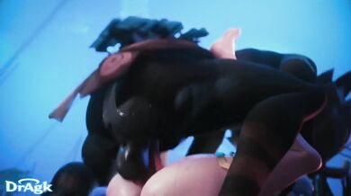 Faruzan is caught by Hilis in the second part of the dragon porn video, where shes about to be devoured by his massive cock and tongue!