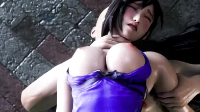 Sexy_Librarian_Tifa_With_Dress_DP_-_Naughty_Animation
