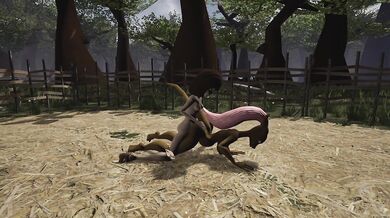 This 3D adult animation has nothing to do with a utopian society, but rather an erotic adventure in the world of oversexed cartoon characters