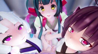 Jacking off with three sisters - Jaxmmd