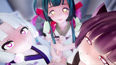 Jacking off with three sisters - Jaxmmd