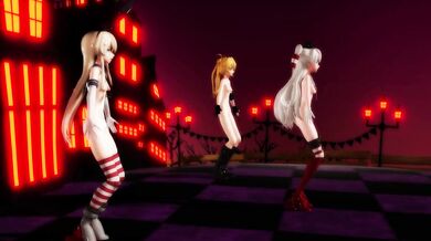 Hentai Hallows: Shimakaze, Amatsukaze & Abukumas XXXmas Eve [MMD R18] Version 50859