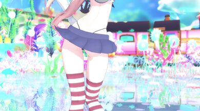 The Shimakaze Pirates: Deep Blue Treasure in a Miniature Town [MMD R15] AtAt0307