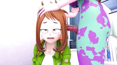 Watch this heroine get her earlobes violated by a massive dick!