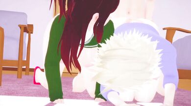 Watch This MILF Babe Gets DPed by Two Juicy Elves at the HMV!