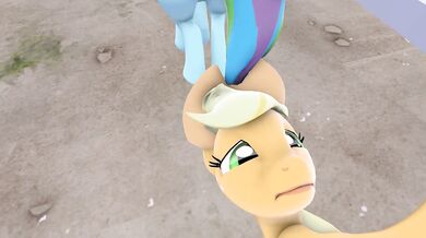 The Greatest Showman - Applejack and Rainbow Dash by Neo Sparkle