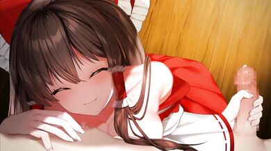 The Legend of Hakurei - Reimus Handjob Adventures with Haiba 09