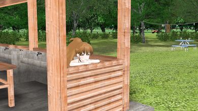 BitmanMMD and Taneshima Popura - Public Masturbation!