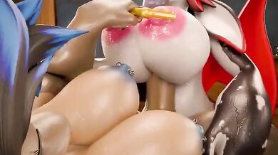 Bella and Moxy: A Futa Futanari Paizuri Adventure