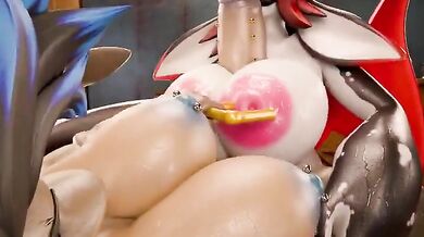 Bella and Moxy: A Futa Futanari Paizuri Adventure