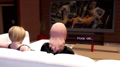 Melanie gets fucked by a giant horse cock