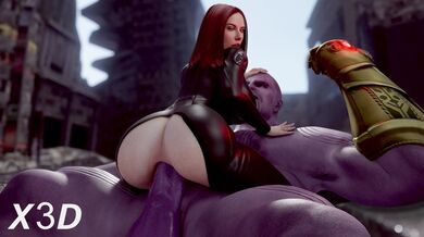 Black Widow is Thanoss Toy Now, but Can She Wear the Clothes? [4K][X3D]