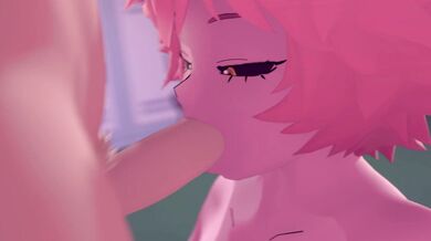 Futa Toga Face Fucks Mina in My Hero Academia: Greatest Mission!