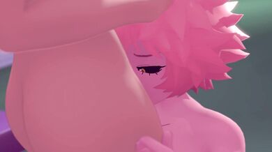 Futa Toga Face Fucks Mina in My Hero Academia: Greatest Mission!