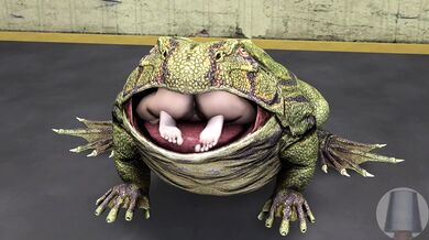 The hungry frog is waiting for his next meal, will you feed him? Watch as he gobbles up his prey in this hot adult animation!