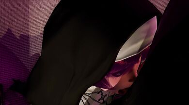 The Naughty Priestess and Her Spooky Blowjob Adventure