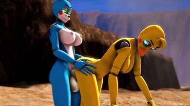 My Favorite Murderous Animatronics in Futanari High-Definition Male Video