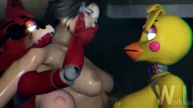 My Favorite Murderous Animatronics in Futanari High-Definition Male Video