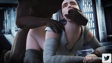 Rey and Finn are in a hot, steamy curry shower together on CurryFM