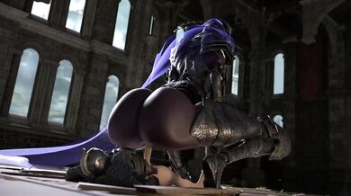 Towering Giantess Summoned by the Dark Souls of a Lustful Wizard