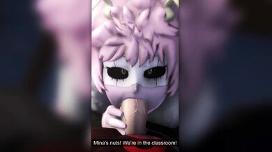 This is a hentai PORN video with a Mina Blow who likes to wear Snapchat masks She looks great in the 1080p resolution
