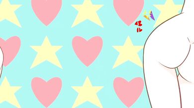 The Naughty Butterfly Cheerleader Dance - Starring a Nude Star!