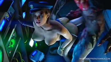 Watch as Jill Valentine and the Tyrant from Resident Evil 2 meet in a sexy cop outfit cosplay! Created by Mattdarey91 on SFM
